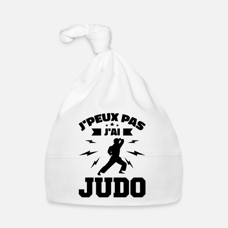 I Can't I Judo Organic Baby Cap