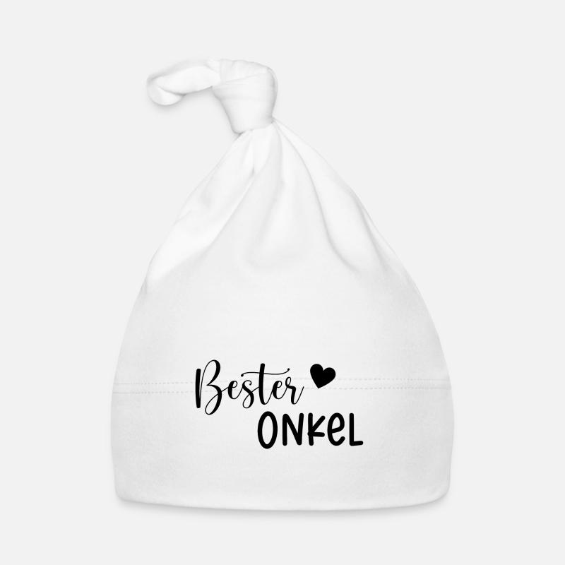 Bester Onkel Geschenkidee Baby Bio-Mütze