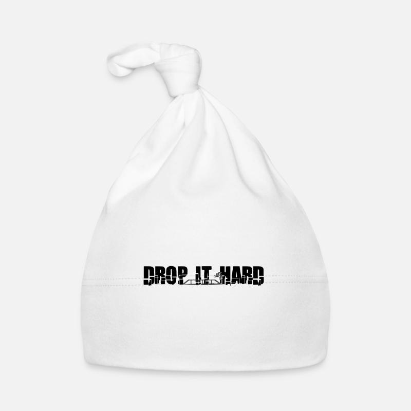 drop it hard VTT bike park - Bonnet bio Bébé - blanc