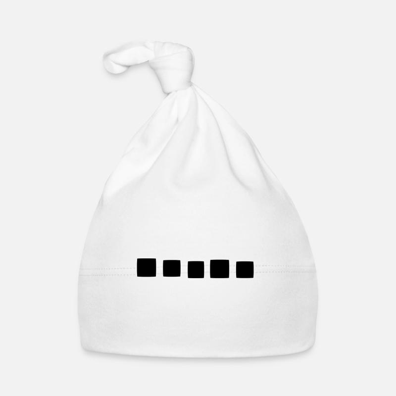 Formes d’icônes carrées carrées Bonnet bio Bébé