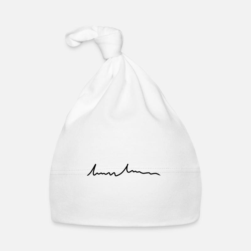 Line Font Text Grass Organic Baby Cap