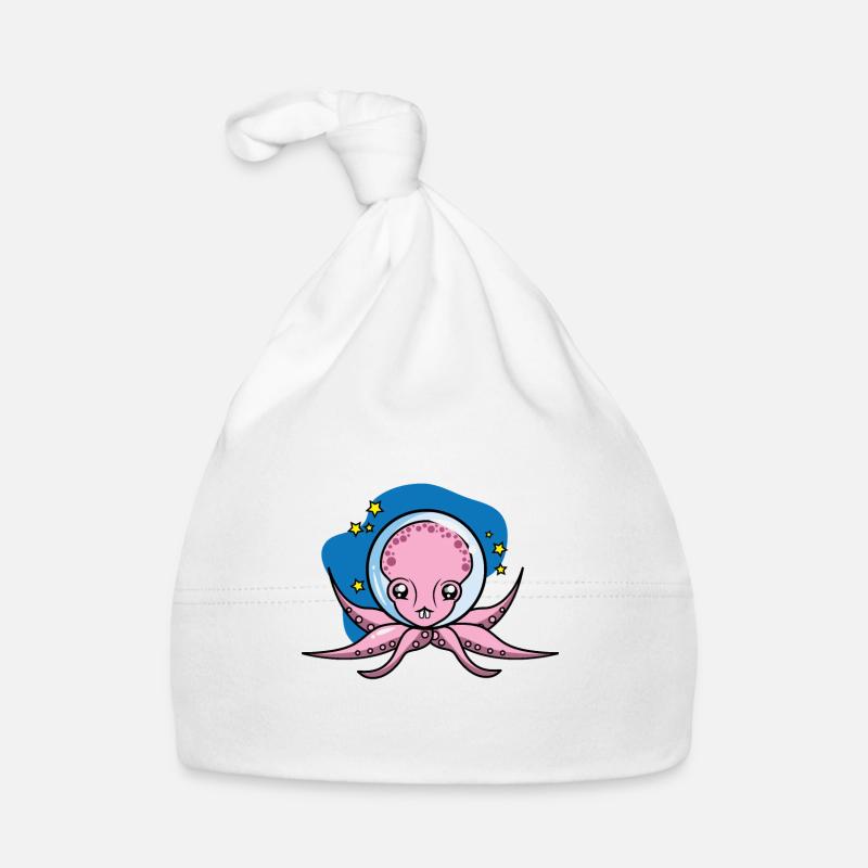 Espace astronaute Octopus Bonnet bio Bébé