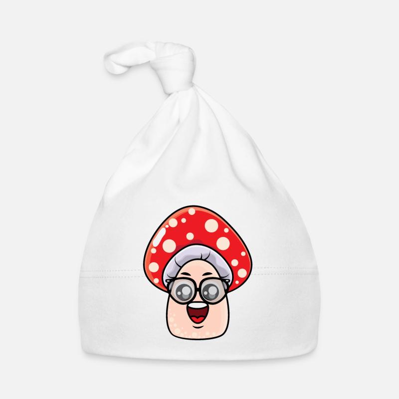 Aussenseiter-Pilz-Cartoon Baby Bio-Mütze