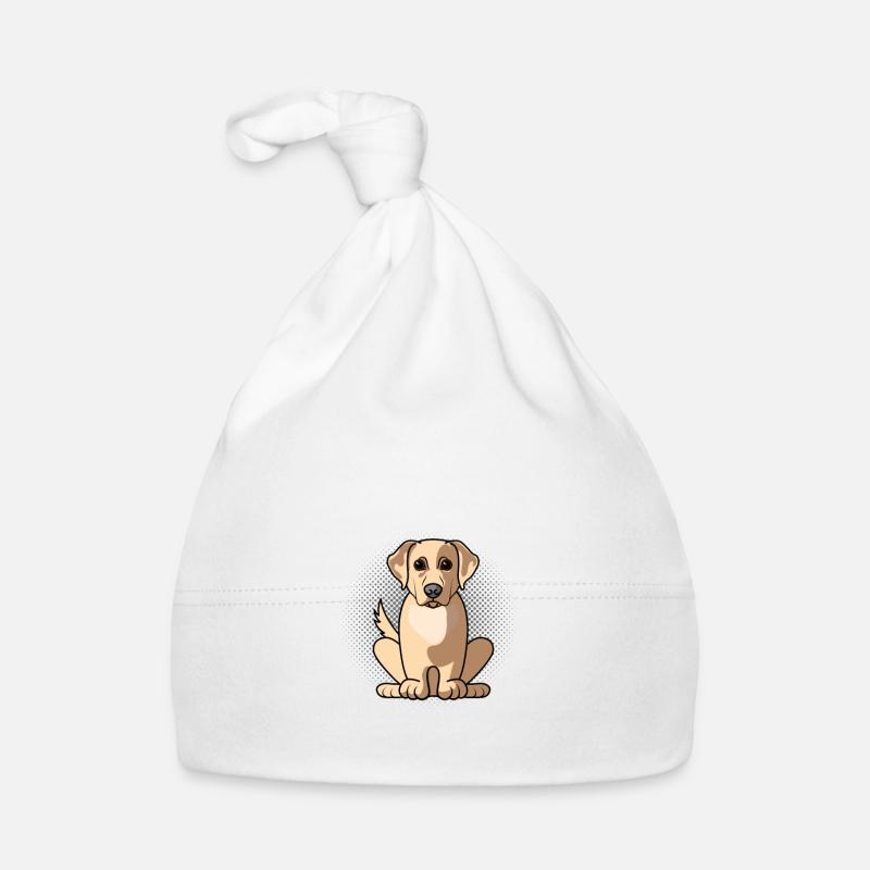 Si mon Labrador Retriver ne peut pas venir, je ne viens pas Bonnet bio Bébé