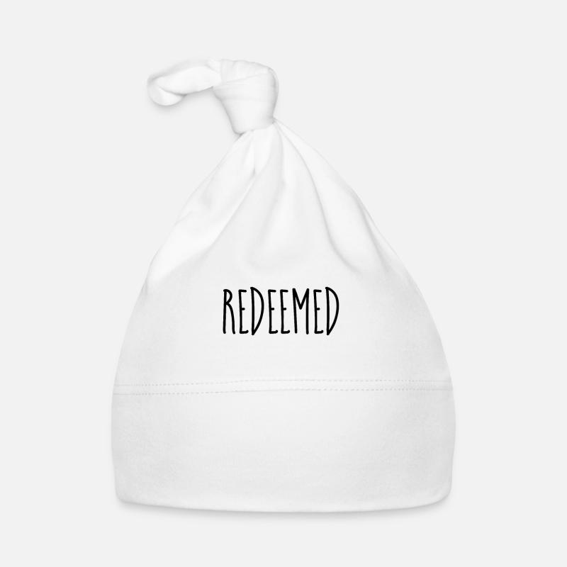 Racheté - Citations chrétiennes Bonnet bio Bébé