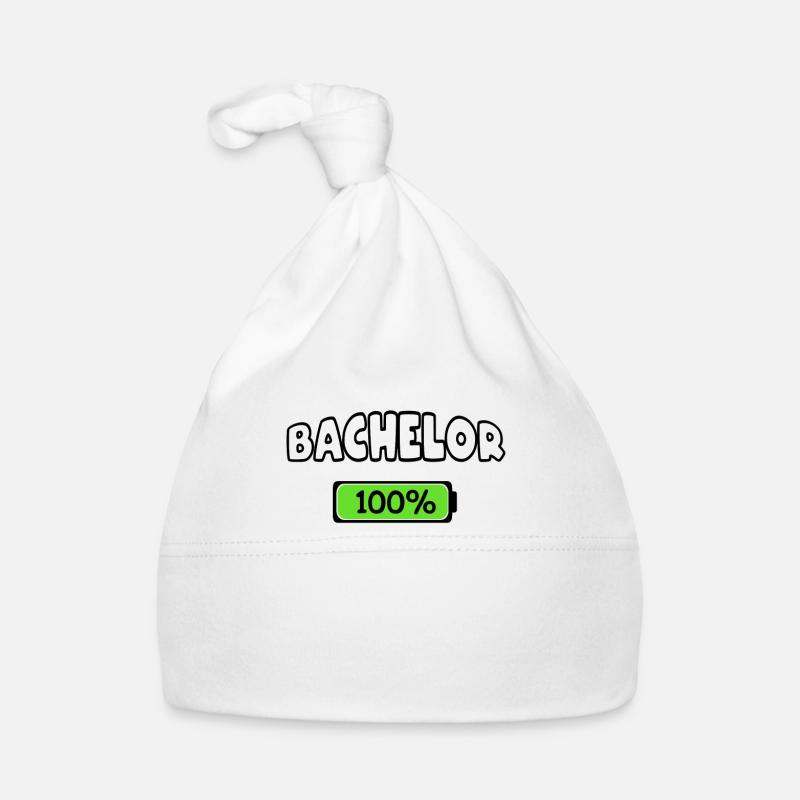 Bachelor Bachelor 100% Abschluss Studium Baby Bio-Mütze