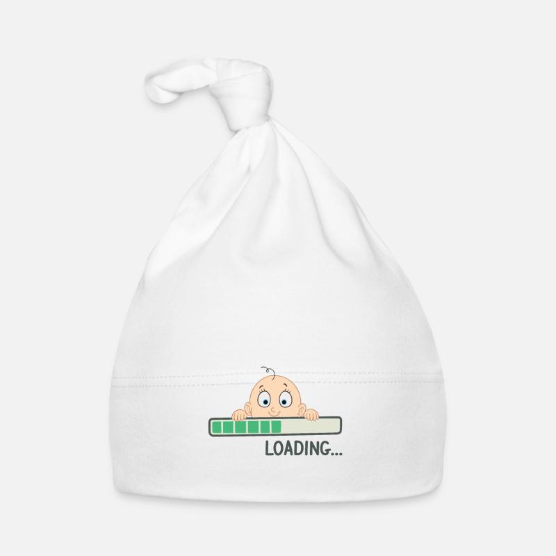 Loading Junge Schwangerschaft Werdende Mutter Baby Bio-Mütze