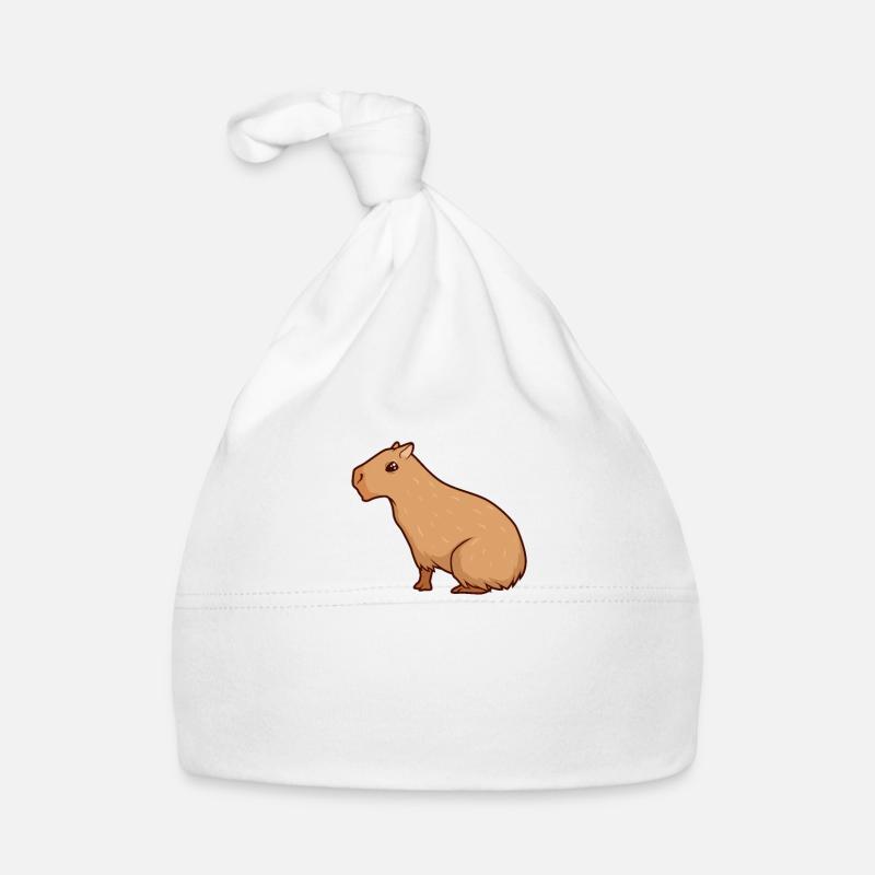 Kawaii capybara Organic Baby Cap
