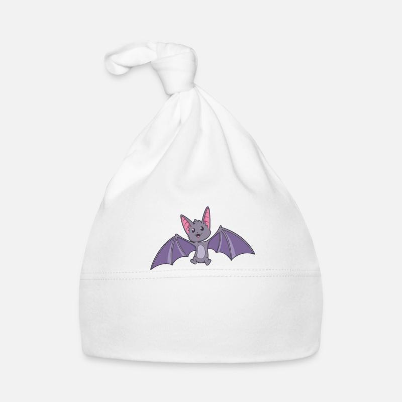 Chauve-souris Kawaii Bonnet bio Bébé