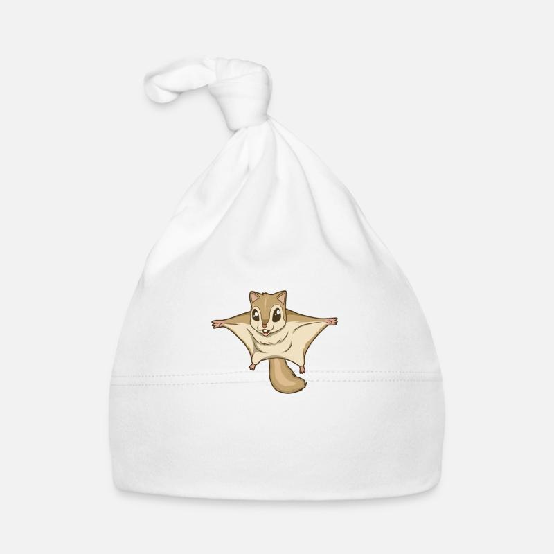 Kawaii Flughörnchen Baby Bio-Mütze