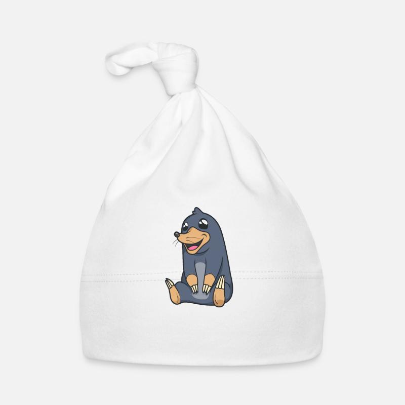 Kawaii Maulwurf Baby Bio-Mütze