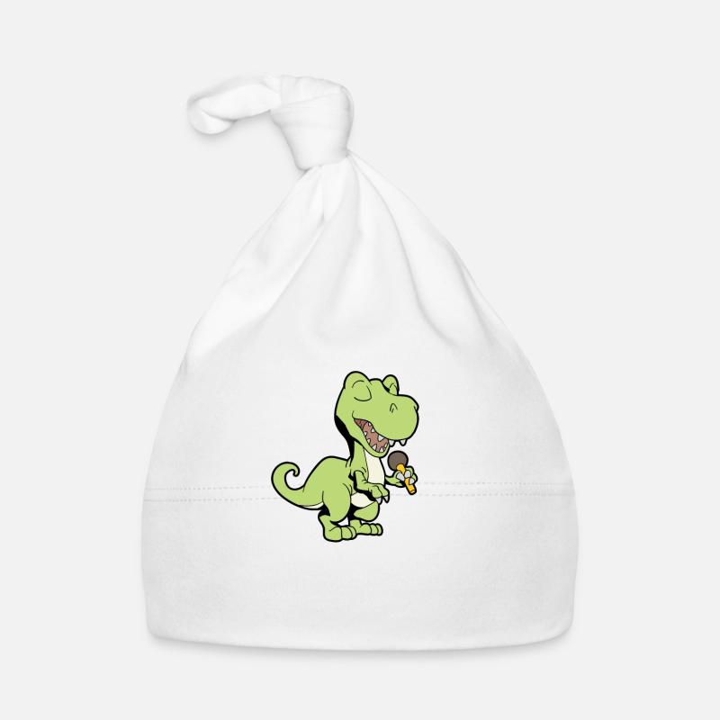 Singing Dino with Microphone - TREX Organic Baby Cap