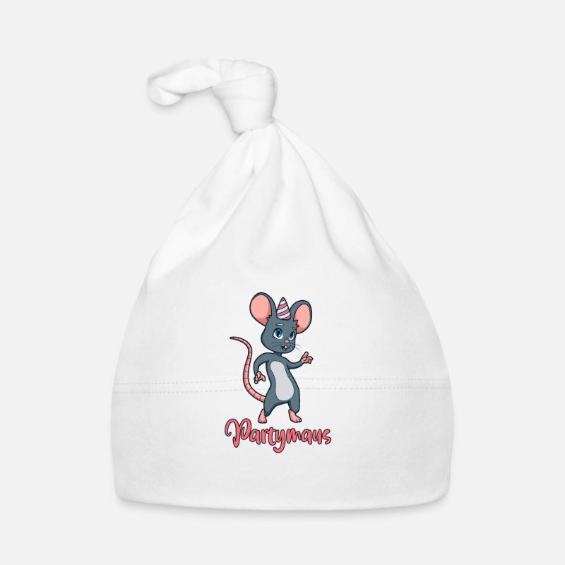 Partymaus Baby Bio-Mütze