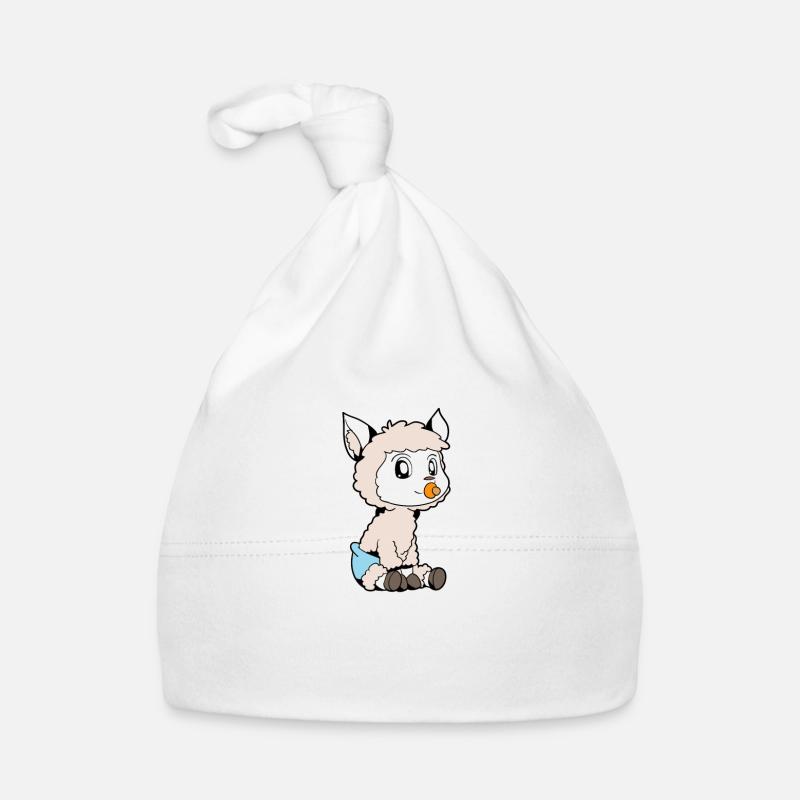 Bébé Lama Kawaii Bonnet bio Bébé