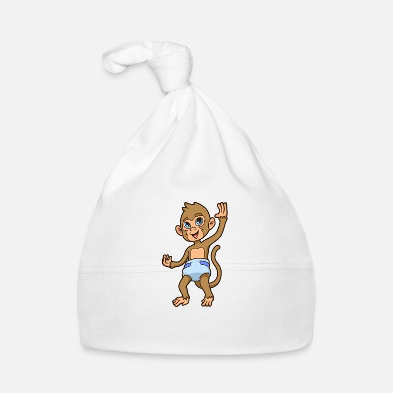 Kawaii Baby Äffchen Baby Bio-Mütze