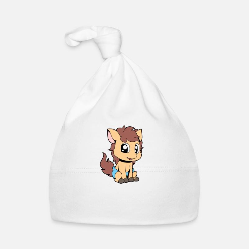 Bébé Poney Kawaii Bonnet bio Bébé