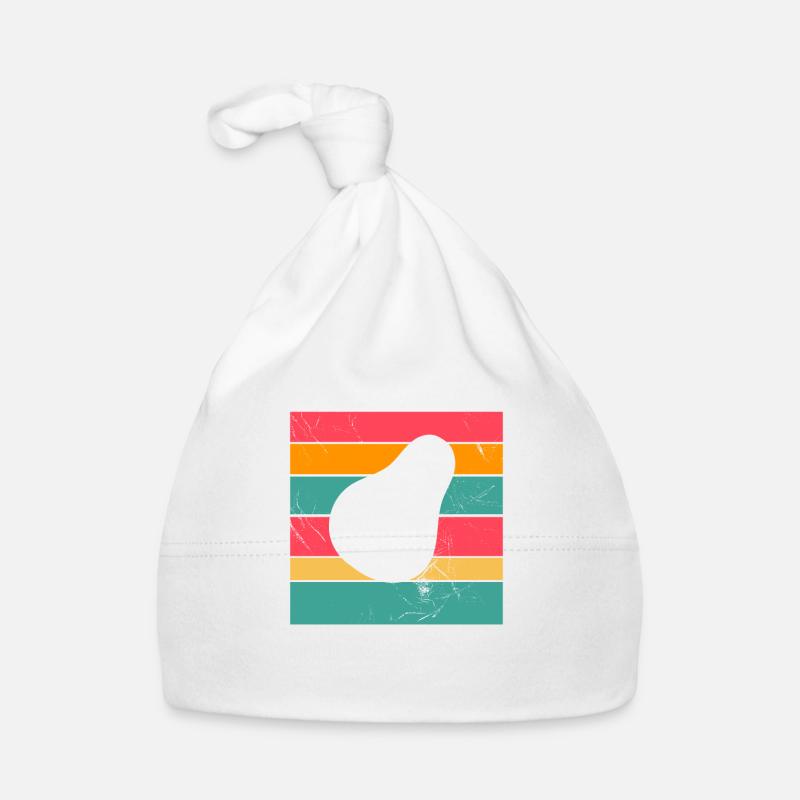 Avocado Vegan Lover Retro Veggie Diet Gift idea Baby Bio-Mütze