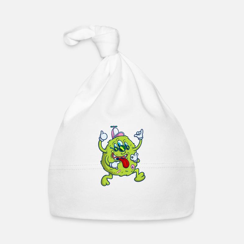 Four Arms and Three Eyes - Cool Alien Organic Baby Cap