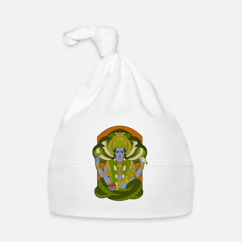 Hindu God - Vishnu Organic Baby Cap