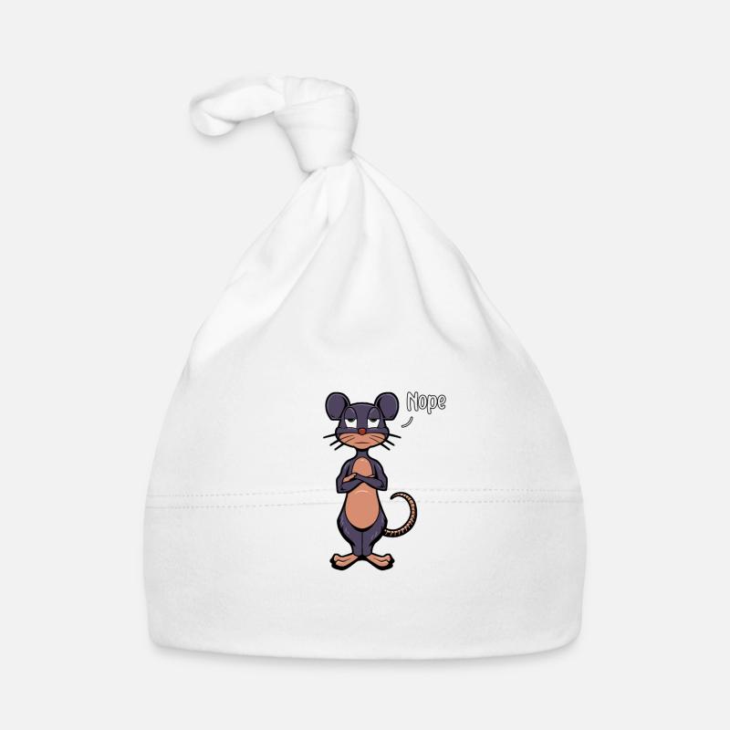 Souris Naysayer - Nope Bonnet bio Bébé