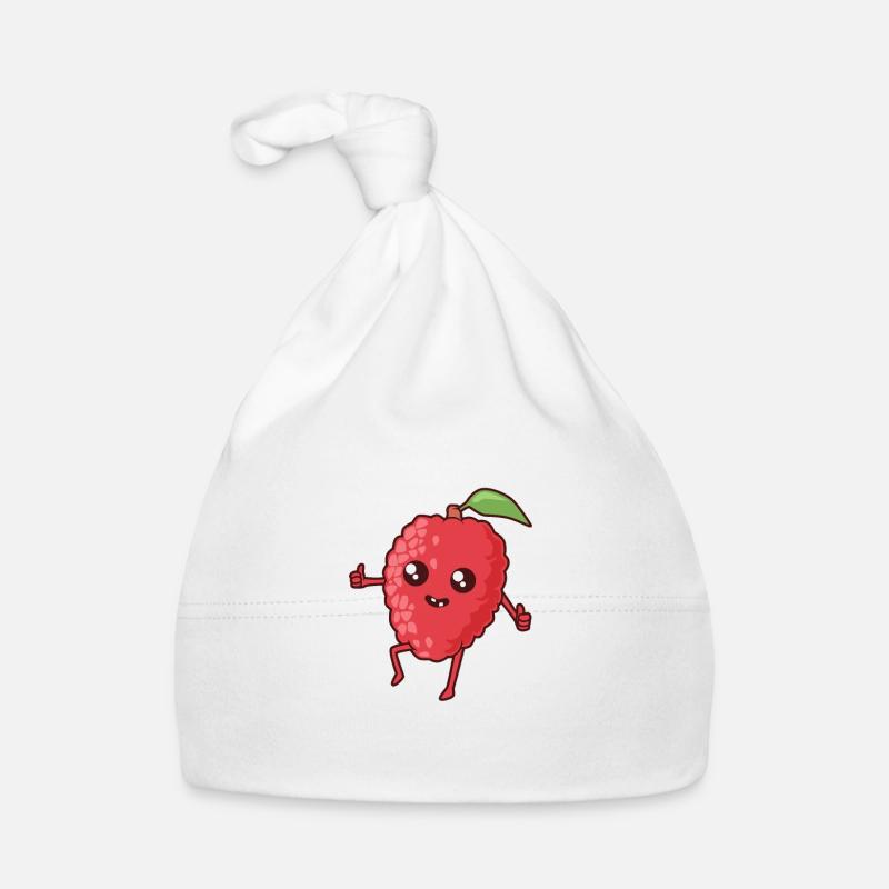 Litchi comique Kawaii Bonnet bio Bébé