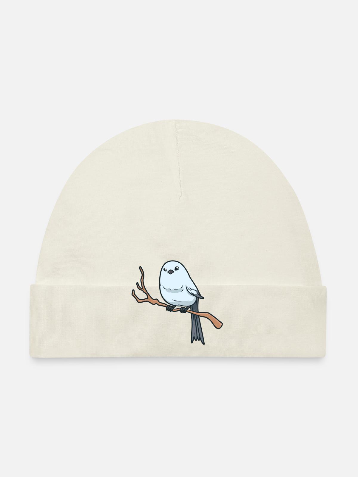 Queue Kawaii - Bonnet bio Bébé - blanc - Devant