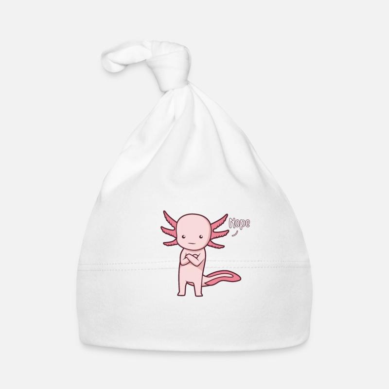 Axolotl Naysayer - Nope Bonnet bio Bébé