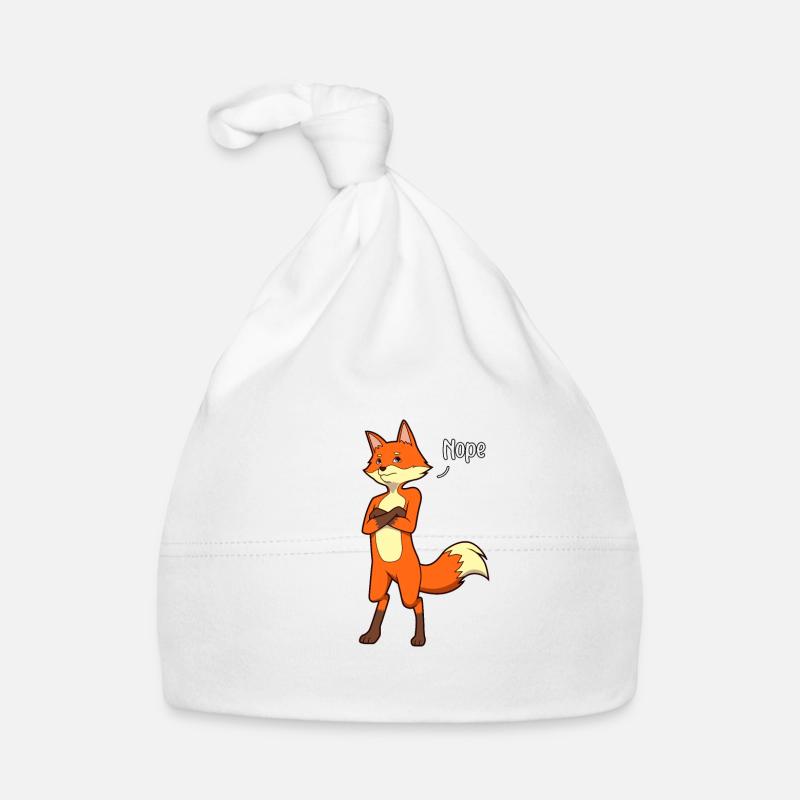 Fox Naysayer - Nope Bonnet bio Bébé