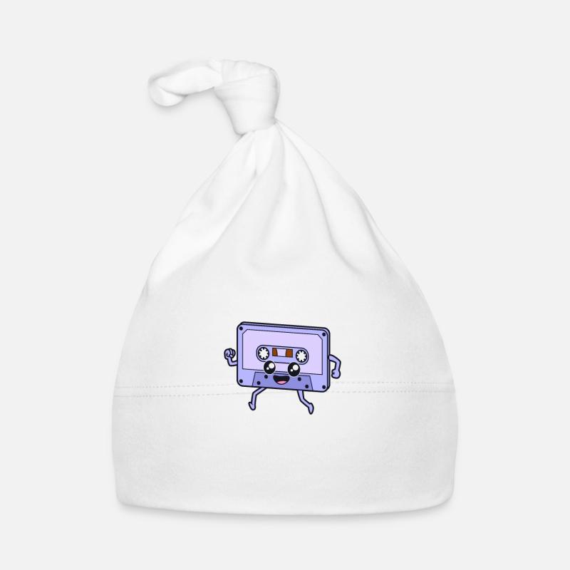 Never forget - Retro Kawaii Kassette Baby Bio-Mütze