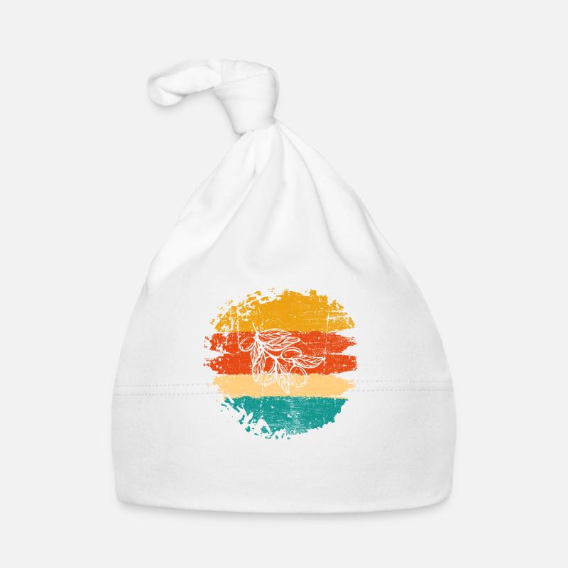 Huile d’olive Retro Vegetarian Idée cadeau Bonnet bio Bébé