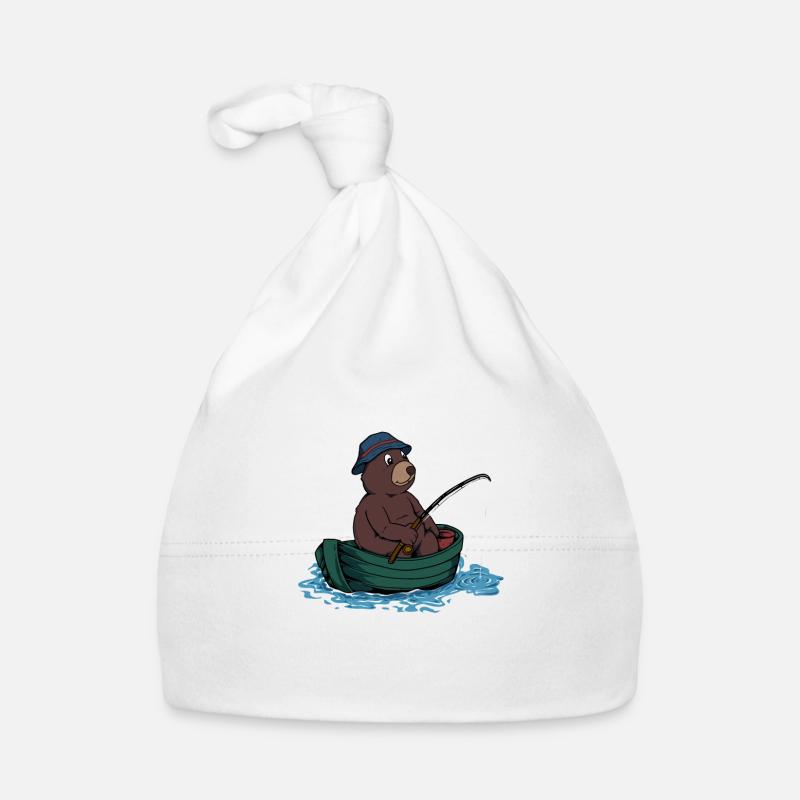 Pêche à l’ours - Pêcheur Bonnet bio Bébé