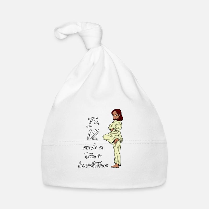 Ich bin 12 - Mädchen Karate Baby Bio-Mütze
