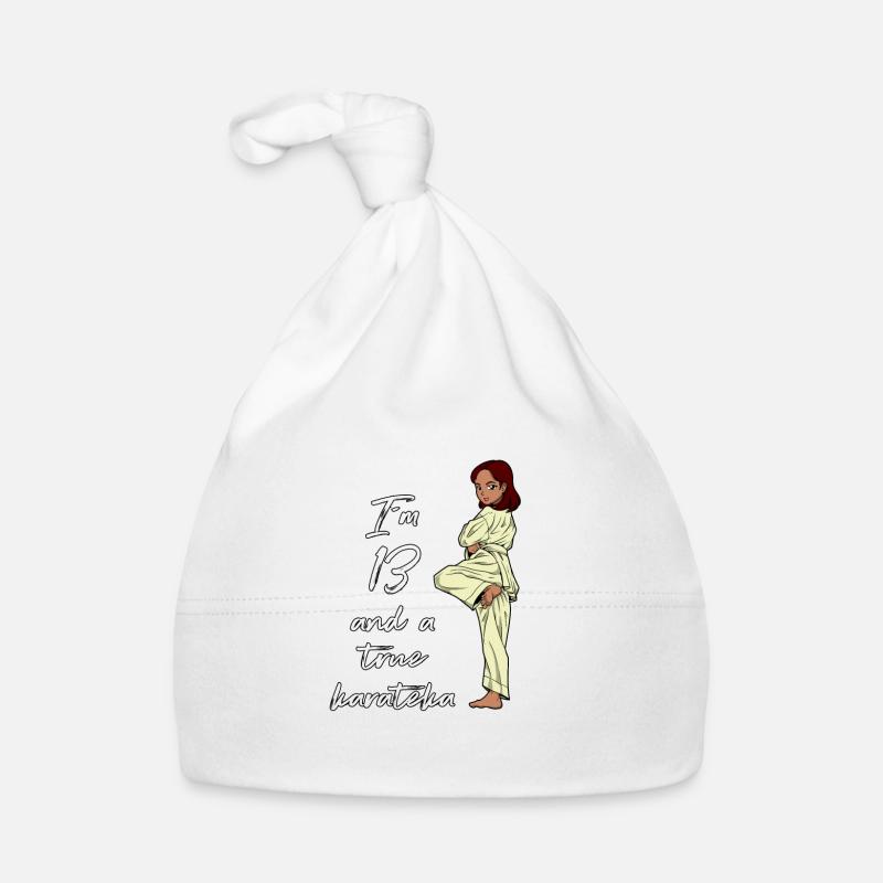 Ich bin 13 - Mädchen Karate Baby Bio-Mütze