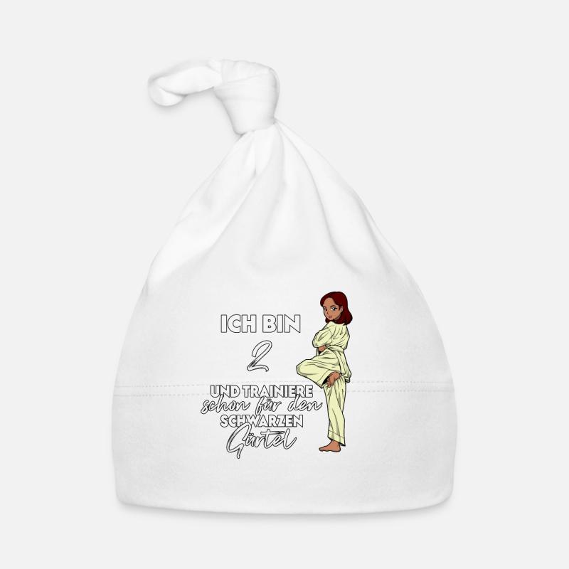 Ich bin 2 - Mädchen Karate Baby Bio-Mütze