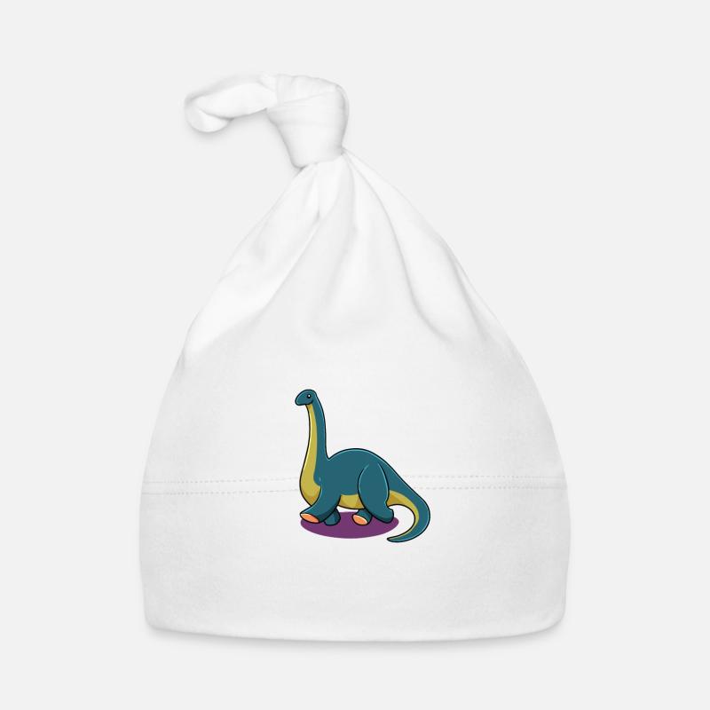 Cartoon Apatosaurus Baby Bio-Mütze