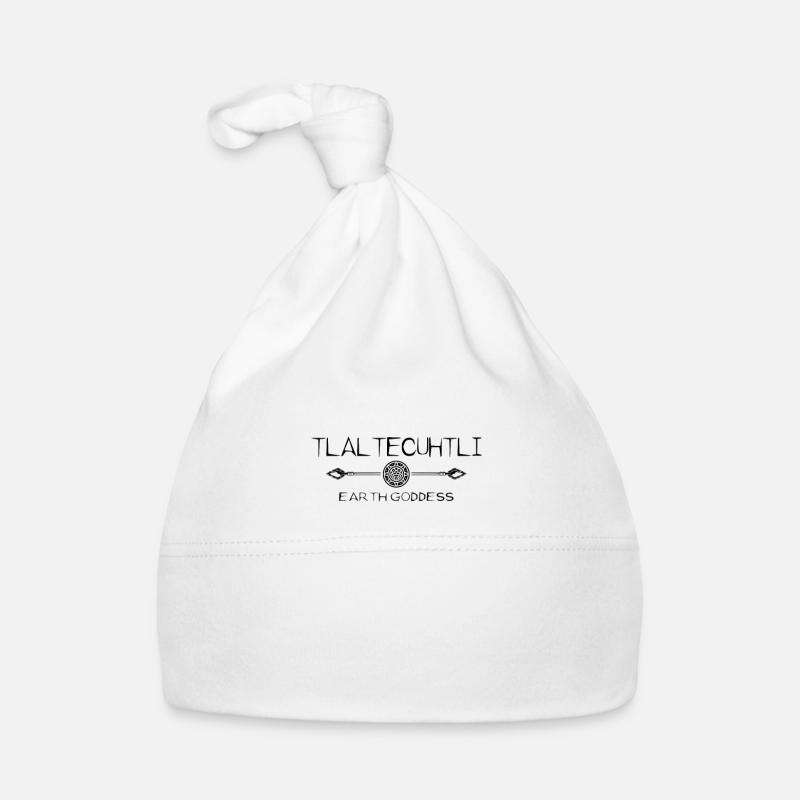 Déesse aztèque du Maguey - Tlaltecuhtli Bonnet bio Bébé