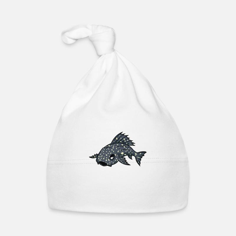 Poisson-chat kawaii Bonnet bio Bébé