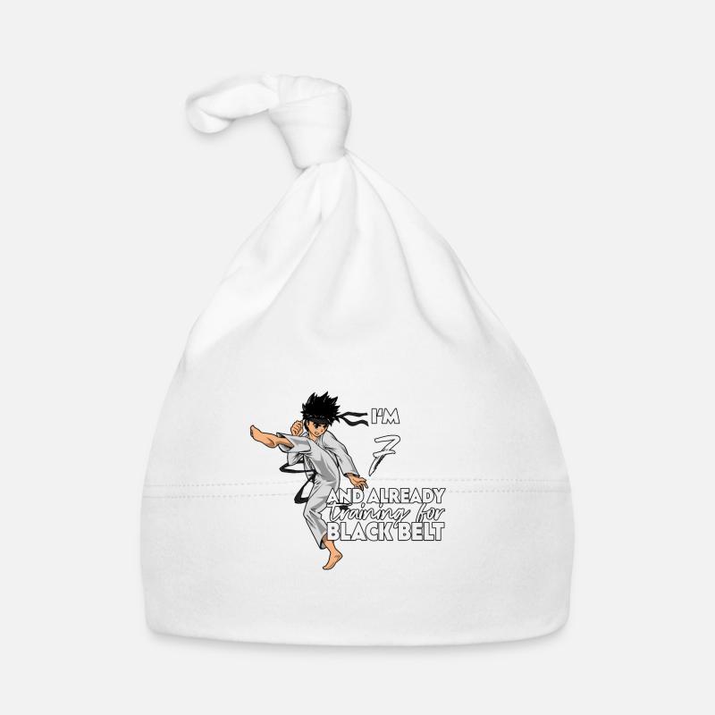 I' - Boy Karate Organic Baby Cap
