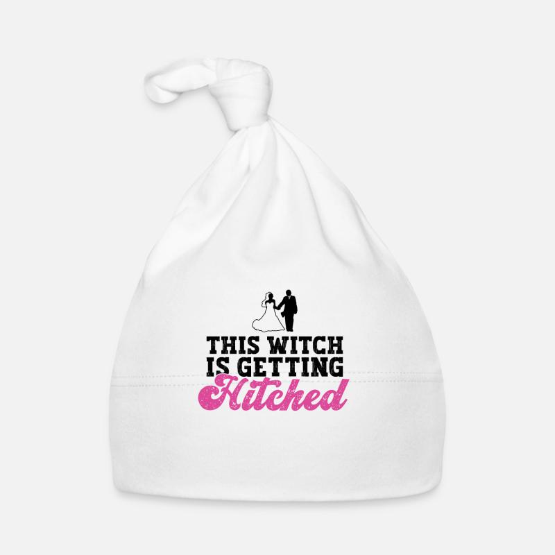Cette sorcière se marie - Bride JGA Bonnet bio Bébé