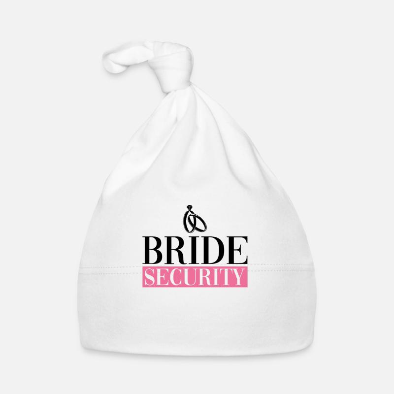 Bride Security - Bride Bachelorette Party JGA Organic Baby Cap