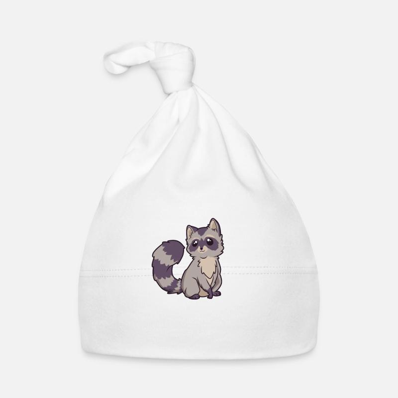Kawaii Waschbär Baby Bio-Mütze