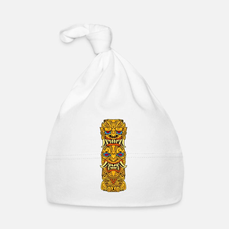 Aztec Totem Organic Baby Cap