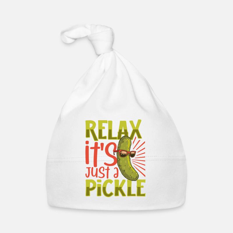 Relax it's just a pickle - Gurke Baby Bio-Mütze