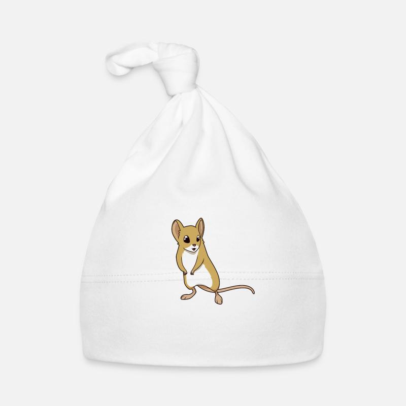 Kawaii grasshopper mouse Organic Baby Cap