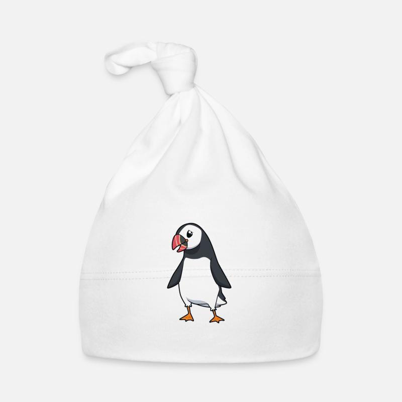 Kawaii Papageientaucher Baby Bio-Mütze
