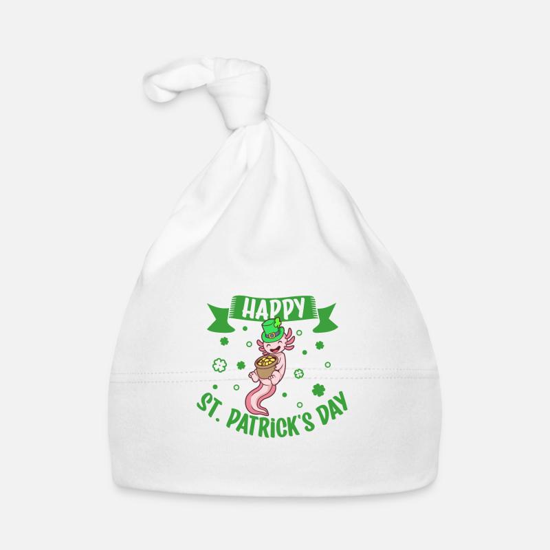 St Patrick’s Axolotl - Bonne Saint-Patrick Bonnet bio Bébé