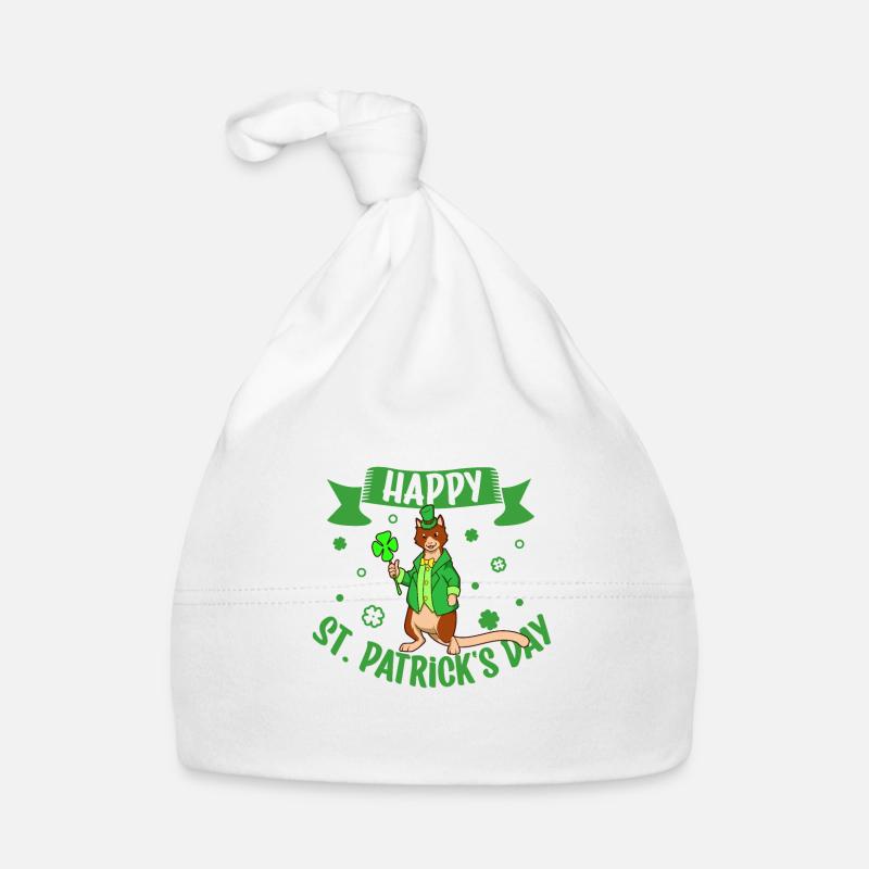 St Patricks Baumkänguru - Happy St Patricks Day Baby Bio-Mütze