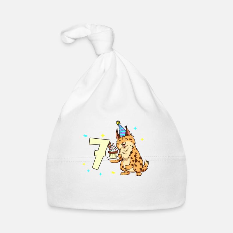 Avec lynx - anniversaire des enfants 7 ans Bonnet bio Bébé