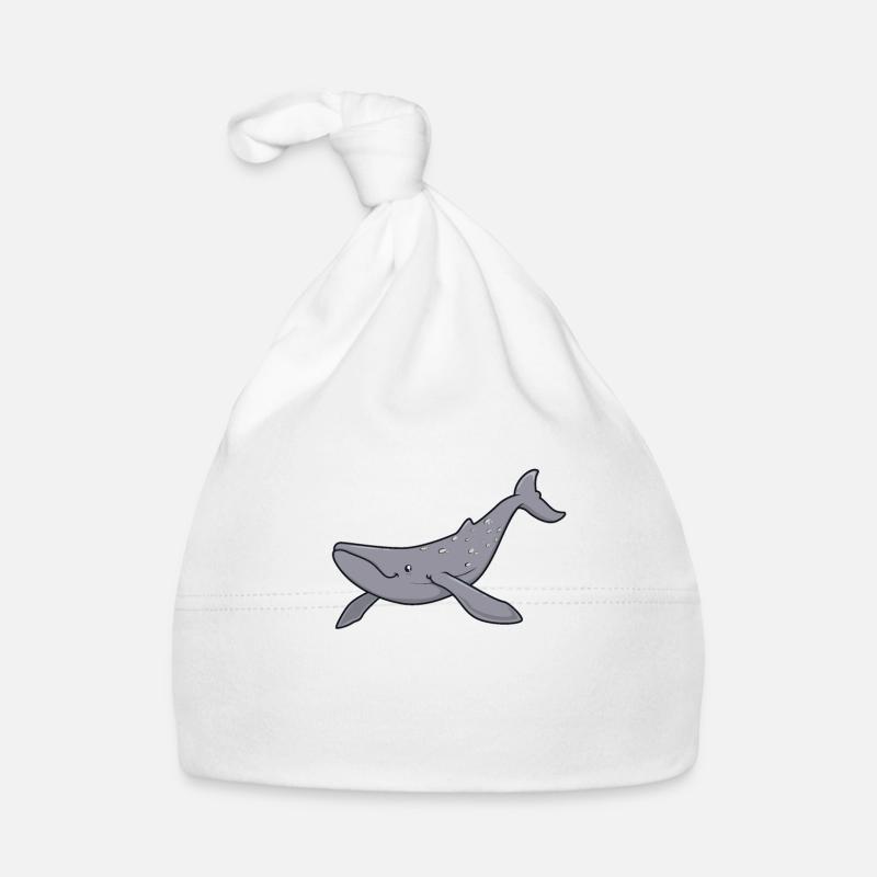 Kawaii Wal - Grauwal Baby Bio-Mütze