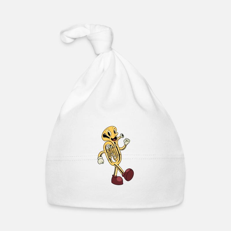 Retro Kawaii Euphonium Baby Bio-Mütze